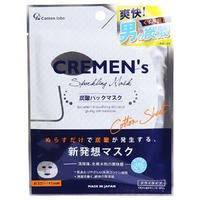 【メール便可能】CREMEN's 炭酸パックマスク ドライタイプ 1枚入【コットン・ラボ　メンズ　男性　スキンケア　美容マスク　フェイスマスク】