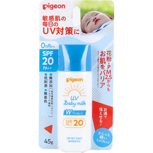 ԥ UV٥ӡߥ륯 Wץƥ SPF20 PA++ 45gpigeonUV baby milk٥ӡå糰åȡUVåȡ󥱥٥ӡʡUV֤ Ƥߤᡡա糰кҴȩ