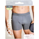 BOODY メンズ エブリデイ ボクサー アッシュ Mサイズ 1枚入【ブーディー 男性用 メンズ インナー パンツ 下着 低刺激 温度調整 抗菌性 通気性 伸縮性 オーガニックバンブー】