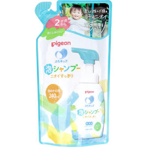 ピジョン ぷちキッズ 泡シャンプーニオイすっきり さわやかシャボンの香り 詰替用 240mL 【pigeon お風呂 おふろ 赤ちゃん ベビー こども 子ども 子供 ヘアケア つめかえ 詰め替え】