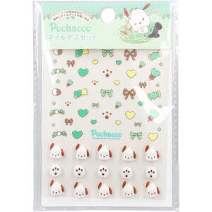 【9点までメール便可能】ポチャッコ ネイルデコセット 【サンタン サンリオ ネイルシール ネイルアート ツメ 爪 おしゃれ かわいい キャラクター】