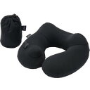 GI-AIR DRY-C ポンプ式ネックピロー オニキスブラック NHC-038 1個入 【エアピロー エアーピロー ポンプ付き 空気入れ付き 吸収速乾生地 旅行 飛行機 携帯 首枕 首まくら 空気まくら】(3)