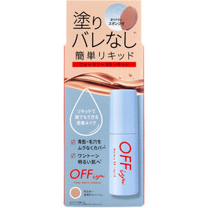 【メール便可能（8点まで）】OFFイズム ウォータリーBBリキッド リキッドファンデーション ナチュラルベージュ 30mL【コスメテックスローランド　オフ　男性　メンズメイク　クマ　シミ　肌色　ニキビ跡　青髭　青ひげ　men's　ツボクサ】 1