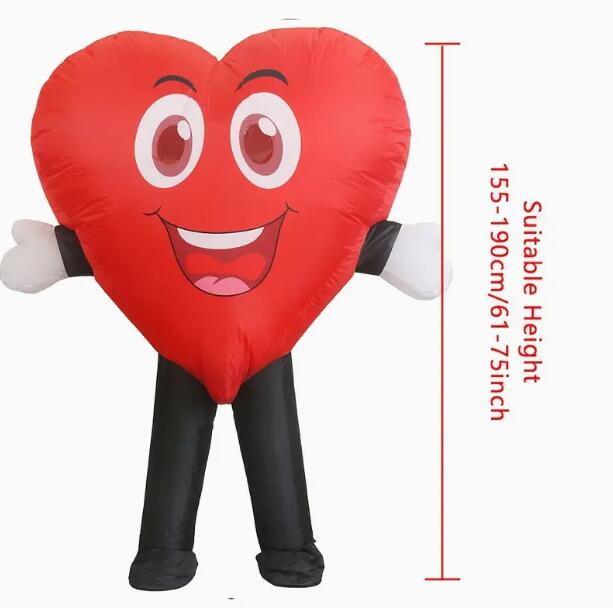 飛び跳ねるハートコスチューム　155cm～190cmまで　ハートフルブロワー　パーティーハート　ラブリーハ..