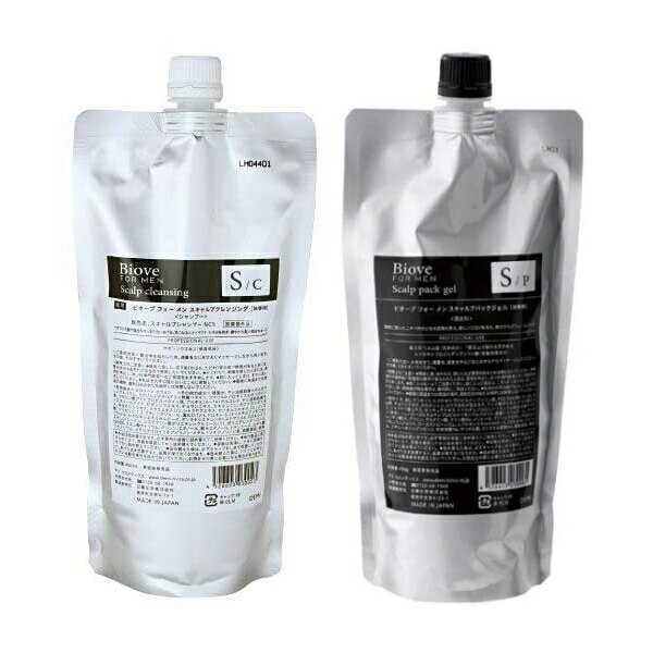 【セット販売】【メン・450ml+450g 各詰替】デミ　ビオーブ フォーメン　スキャルプクレンジング 450ml..