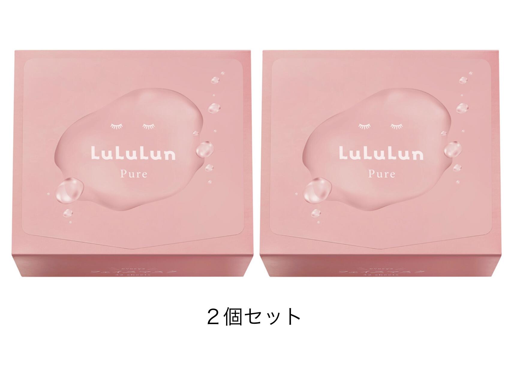 【送料無料2個セット】LULULUN(ルルルン) フェイスマスク ピュア エブリーズ 32枚入り 2個セット