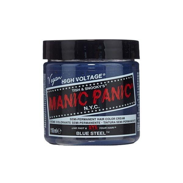 【あす楽/在庫限り】マニックパニック ヘアカラー 118ml ブルースティール 青 グレー manic panic マニパニ カラー剤 トリートメント カラートリートメント ヘアバター