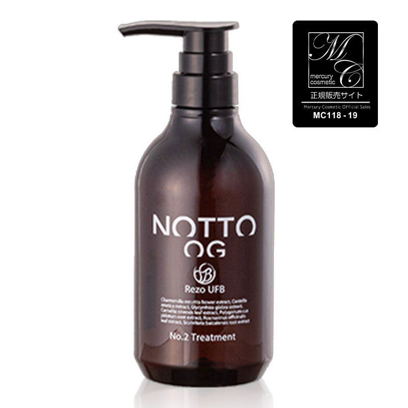 【正規品/送料無料】マーキュリー コスメティック ノット OG No.2 トリートメント 500g 公式 ノンシリコン 美髪 天然シルク アミノ酸 ミネラル 保湿 保護 修復 ヘアケア カラー パーマ Mercury Cosmetic NOTTO