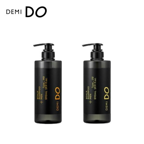 デミドゥ スカルプシャンプー メン 590ml タイプ MS / OS ポンプ ボトル NS10 9 混合肌 オイリースキン For Mixed Oily Skin DEMI DO demi do