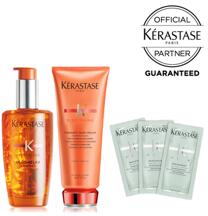 ケラスターゼ DP デイリーケアセット KERASTASE (フルイド オレオリラックス 100ml/フォンダン オレオリラックス 200ml/バン ディバレント サシェ3枚）スペシャルセット キャンペーン 正規販売店 正規品 シャンプー トリートメント セット