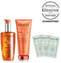 【限定セット/正規店/送料無料】ケラスターゼ DP デイリーケアセット KERASTASE (フルイド オレオリラックス 100ml/フォンダン オレオリラックス 200ml/バン ディバレント サシェ3枚）スペシャルセット キャンペーン 正規販売店 正規品 シャンプー トリートメント セット