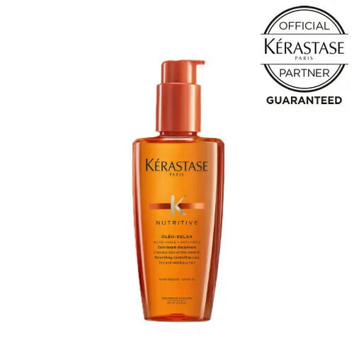 【P5倍/送料無料/あす楽】KERASTASE ケラスターゼ NU ソワン オレオリラックス 125ml【メーカー認証正規販売店】 オレオ リラックス ヘアオイル 洗い流さないトリートメント アウトバストリートメント サロン専売 しっとり さらさら くせ毛 枝毛 切れ毛 ギフト