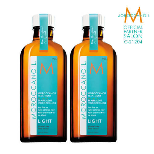 楽天BEAUTY PARK 楽天市場店【2本セット】【公式店/本物保証/あす楽/送料無料】MOROCCANOIL モロッカンオイル オイルトリートメント ライト 100ml ※ポンプ付き 正規販売店 正規品 スタイリング アウトバス 洗い流さないトリートメント ヘアオイル 軽い 軽め ツヤ 艶　おすすめ 人気 話題