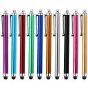 タッチペン 10本セット スマートフォン タブレット スタイラスペン iPad iPhone Android 10本 ゴムペン先