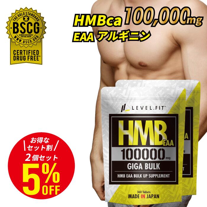 [2個セット 5%OFF] HMB EAA 100,000mg 360粒 