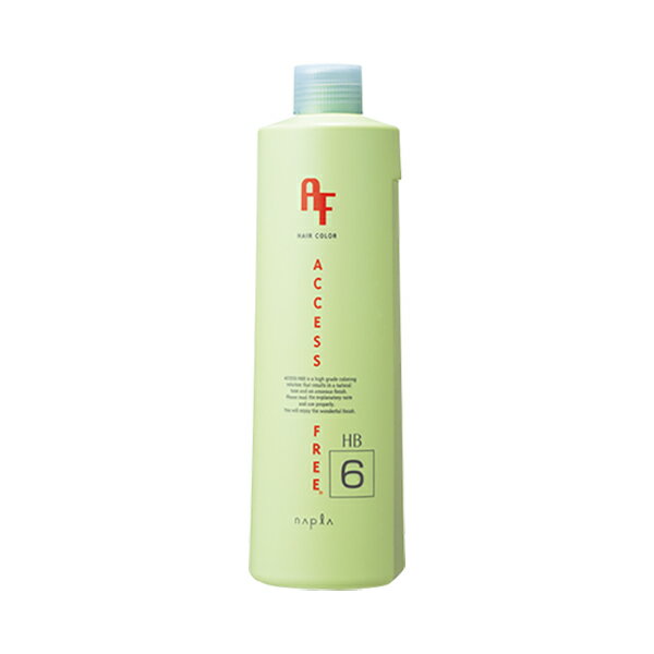 ナプラ アクセスフリー ヘアカラー HB OX 6% 1000ml(napla 第2剤 美容院 美容室 サロン専売品)