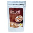 【商品名】ココアウェイク（COCOAWAKE） 【内容量】80g 【全成分】難消化性デキストリン(国内製造)、ココアパウダー、脱脂粉乳(乳成分を含む)、ホイップパウダー(植物油脂、乳糖、乳たんぱく)(大豆を含む)、アグアヘエキス末(アグアヘ...