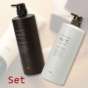 【送料無料】【1Lセット】 NO3　ナンバースリー forC フォーシーシャンプー＆トリートメント　1000ml　ポンプ容器入セット