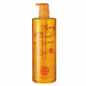 サニープレイス 　ヘアオペ ナノサプリ クレンジングシャンプー　オレンジ(黄色) 1000ml (1L)　ポンプ式