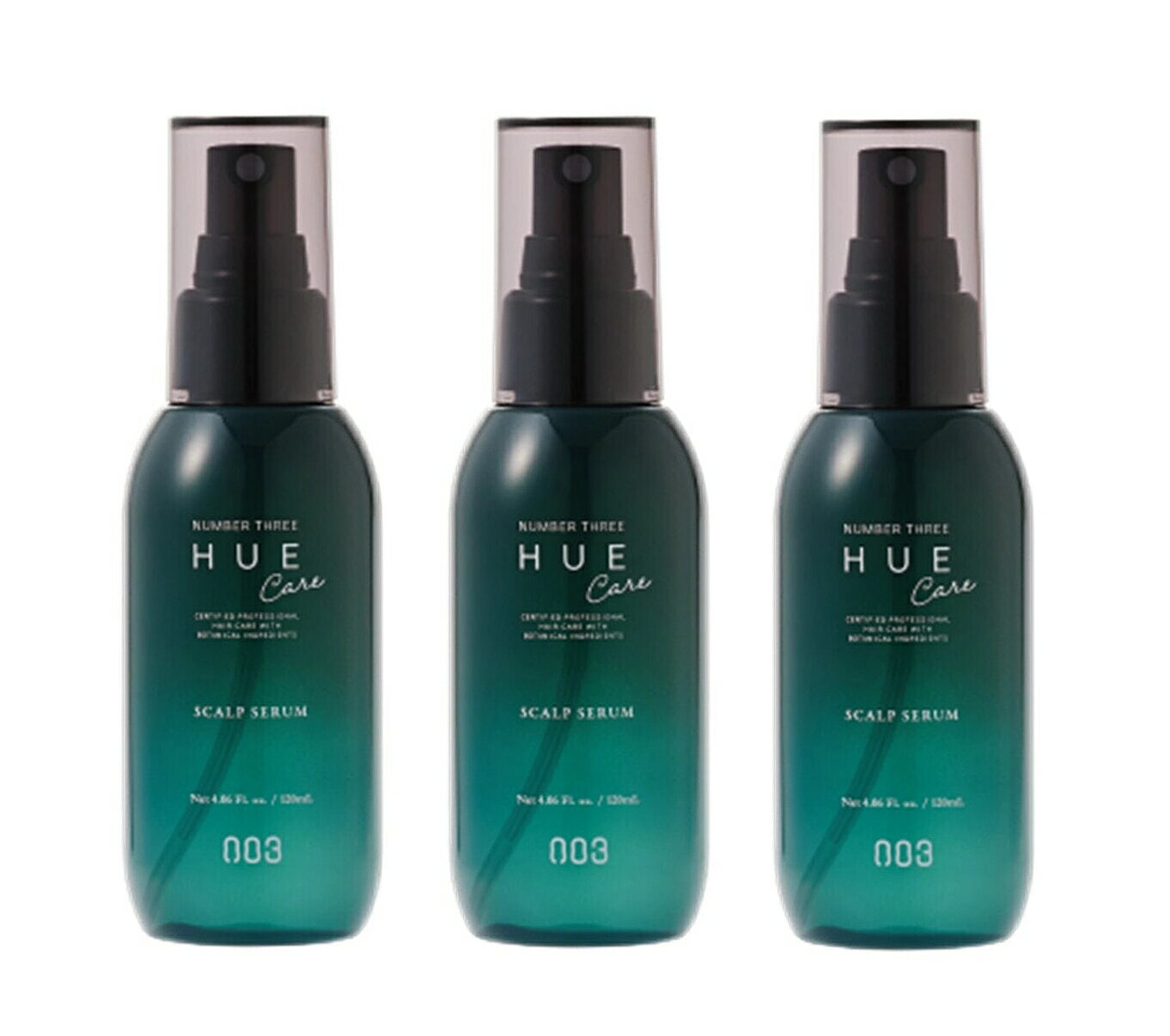 【3本まとめ買い】NO3 ナンバースリー　HUE CARE　ヒュウケア スカルプセラム　120ml　3個セット　【送料無料】