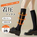 【スーパーSALE⇒1,150円 美脚スタイル】強圧着圧ソックス ハイ...(4)