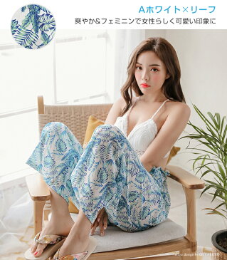 水着 レディース 体型カバー ビキニ ロングパンツ付 3点セット 上下別 クロシェ編みブラ セクシー リーフ柄 ドット ブルー ブラック ホワイト エレガント オトナ女子 がーりー 体型カバー水着