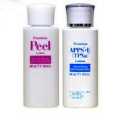 【週末セール】ピールローション プレミアム PEEL ・100ml APPS E（TPNa）Fullerene APPSEFモイストリッチローション・100ml《BEAUTY　MALL》 のセット BEAUTY　MALL