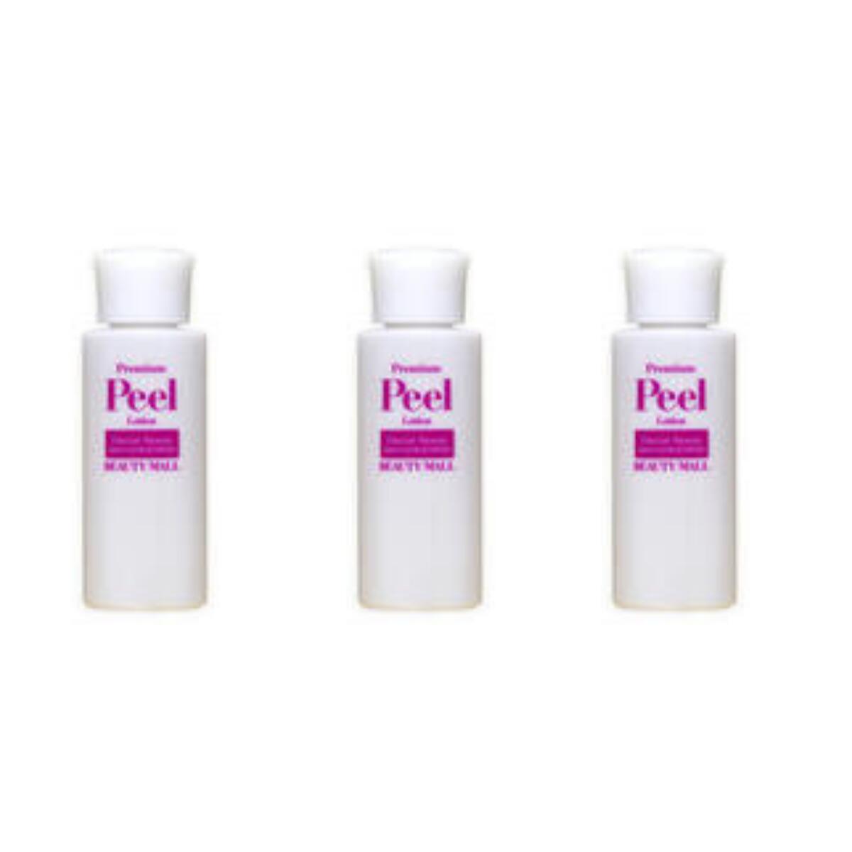 【3本セット】《角質ケア柔軟ローション》ピールローション プレミアム PEEL 100ml《BEAUTY MALL》