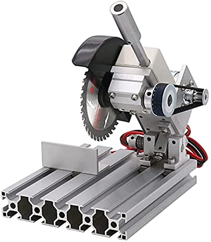 ミニ切断機 480Wチップソー切断機 テーブルソー 45度調節 木材/アルミ/ステンレス 110-240V 鋸刃*2 995モーター