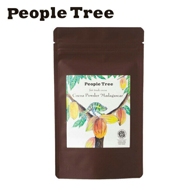 ピープルツリー チョコレート(1000円程度) People Tree(ピープルツリー) フェアトレード ココアパウダー【マダガスカル / 100g】【People Tree】