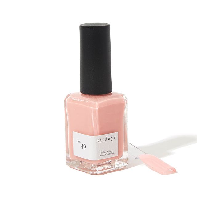 SUNDAYS(サンデイズ) ネイルポリッシュカラー No.49 ローズクォーツ 14ml【ネコポス便/ポスト投函/送料無料】N.Y.のサロンから直輸入/ナチュ...