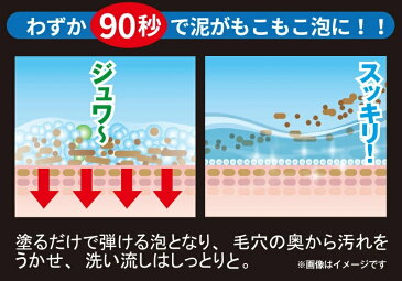 【割引クーポン配布中】炭酸パック 黒ずみ 【 クイックバブルクレイパック 】 洗顔 毛穴 黒ずみ 泡パック 泥洗顔 角質 くすみ クレンジング ポツポツ 洗顔フォーム 洗顔石鹸 濃密泡 キメ 汚れ吸着 くすみ メンズ レディース おすすめ