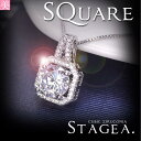 【 楽天 スーパーセール 10%off 】 STAGEA CZ SQUARE ネックレスステージア シーゼット スクエア ネックレス 開運 チェーン レディース シンプル メンズ さりげない 長 ドレス お守り おしゃれ ペンダント トップ 型 ジュエリー 送料無料