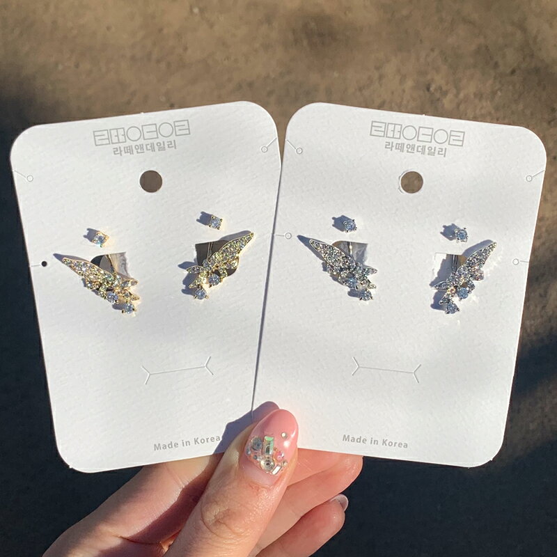 Rubellite - おしゃれ ピアス韓国 アクセサリー ジュエリー ピアス サークルピアス 垂れる 上品 エレガント lattencos ラテアンドコス 新大久保から発送
