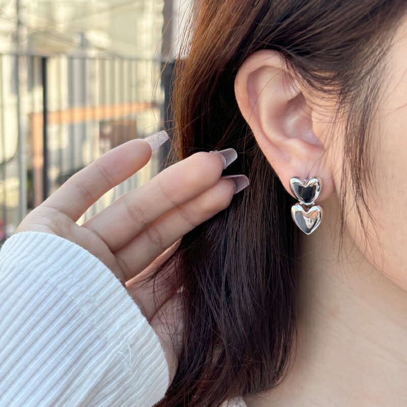 Rakuten - 韓国 アクセサリー ハート ピアス かわいい lattencos ラテアンドコス 新大久保から発送