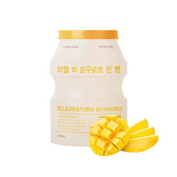 A'PIEU リアルビッグヨーグルトワンボトルオピュ マスクパック パック シートマスク マスクシート Real Big Yogurt One-Bottle lattencos ラテアンドコス 韓国コスメ