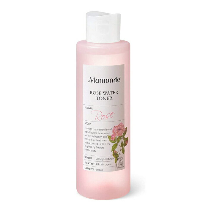 マモンド トナー ローズウォーター トナーMamonde 弾力ケア 保湿 キメケア 化粧水 オルチャン lattencos ラテアンドコス 韓国コスメのサムネイル
