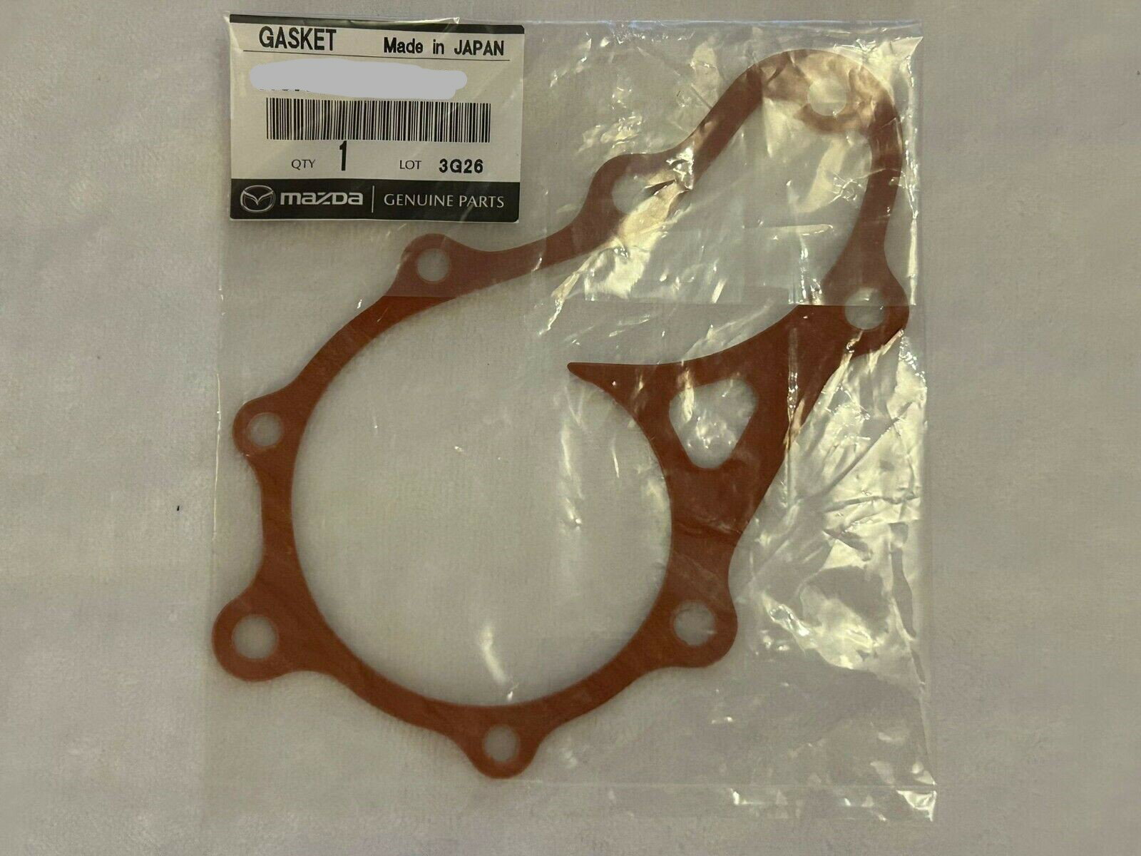 マツダ RX7 RX-8 FD3S ウォーターポンプ ガスケット ×1 WATER PUMP GASKET SA22C Savanna RX～7 純正 Genuine