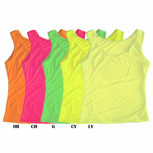 無地 タンクトップ インナー イベント パーティー 余興 文化祭 ハロウィンダンス コンテスト 結婚式 発表会 演奏会 舞台 衣装 誕生日注目 派手 グッズ 結婚式 レディース おしゃれ ネオンカラー ネオン カラー ノースリーブ キャミソール 蛍光 蛍光色