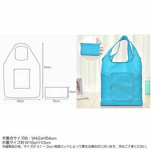 W42cm ジッパー 折畳 エコ バックメンズ レディース デイバック リュックサック バック 旅行　ピクニック　キャンプ　かわいい 可愛い おしゃれ お洒落 かっこいい 雑誌 A4ファイル 楽々