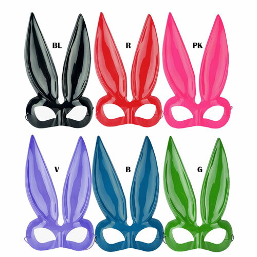 高さ37CM BIG 黒 うさぎ マスク お面 メンズ レディース 仮面 舞踏会 お面 イベント パーティー グッツなりきり 小道具 仮装 コスプレ コスチュー...