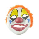 PVC ピエロ 全面 お面 マスク 小道具道化師 大道芸 女性 男性 大人レディース メンズ Xmas お遊戯パフォーマンス 衣装 衣裳 仮装 グッツ コスチュ...