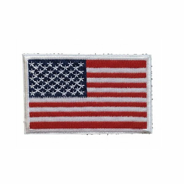 マジックテープ　凸部分 アメリカ 星条旗 ワッペン アップリケ 人気 米国 英語 アメリカ USA エアフォ..