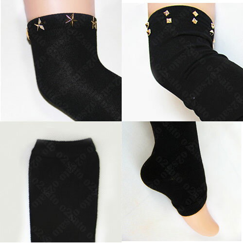 かかと　開き ニーハイ スタッズ メンズ レディース スクールソックス かわいい おしゃれ お洒落ヒップホップ クラブ 舞台 ダンス 余興 パーティー イベント 衣装 仮装 扮装 変装 コスチューム コスプレ