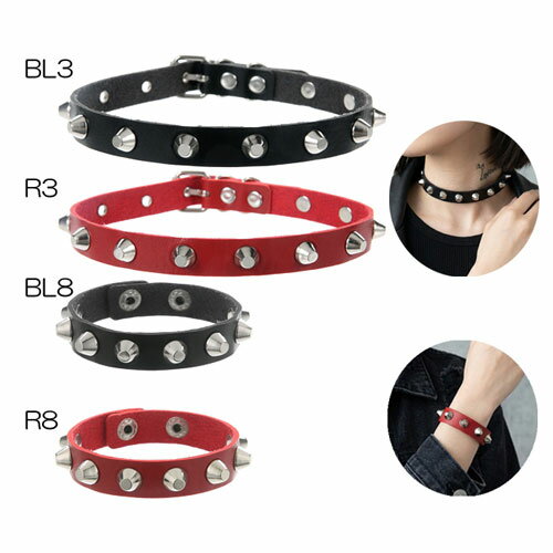 Concave Studded Leather Choker - Studded Alloy Cheerleading, Hip Hop, Stage Performance, Contest Costume, Fancy Dress Jewelry, Accessory, Faux Leather, Stage Outfit, Costume, Performance Event, Dance, School Arts, Presentation, Cultural Event, Sports Festival, Party, Cute, Stylish