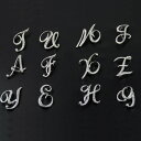 アルファベットブローチ 高さ約5cm A B C D E F G H I J K Lシルバー モチーフ ブローチ安全ピン合金 ジュエリー アクセ アクセサリーイベント ダンス ピアノ 結婚式 発表会 用ダンス ステージ 目印 舞台 映え 衣装 衣裳ヒップホップ チア