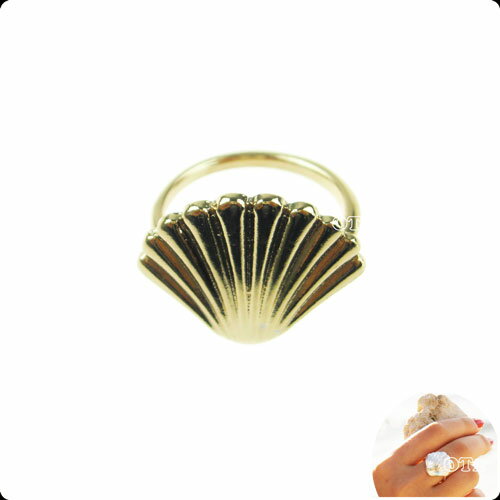 メール便 不可 13号 かいがら モチーフ リングおもちゃリング TOYリングシェールフィッシュ ゴールド 指輪 リング 貝柄指輪 レディース 指輪 メンズ 大...