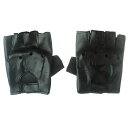 キッズ フィンガーレス グローブ 子供 無地 ストレッチ 無 レザー マジックテープ止め 長さ 10cm 幅 8 cm キッズ ユニセックスおしゃれ で かわい...