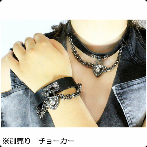 ストーン 付き ハート チェーン ブレスレット...の紹介画像3