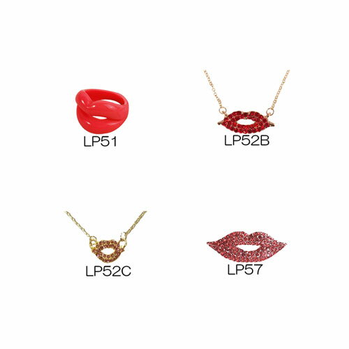 唇モチーフリング ネックレス ブレレット ジュエリー アクセサリー アクセ通勤 通学 の 普段 使い用アレンジ 使い 方 色々 人気お洒落 で かわいい 使い用ワンポイント 人気 流行 シンプルリップ レディース メンズ 子供